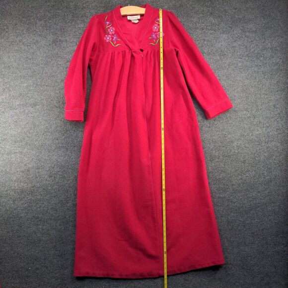 Vandemere Women's Fleece Nightgown Pullover Actual 37x52 Pink - Picture 11 of 12